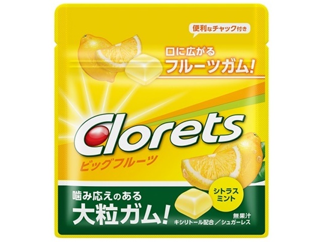 クロレッツ ビッグフルーツシトラスミント １７ｇ 【新商品 3/23 発売】 □お取り寄せ品 【購入入数２７０個】