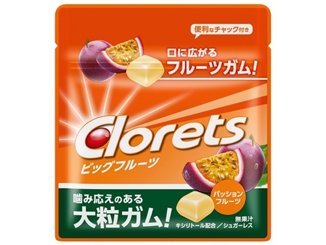 クロレッツ ビッグフルーツパッションＦ１７ｇ 【新商品 3/23 発売】 □お取り寄せ品 【購入入数２７０個】