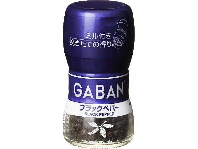ギャバン ミル付きブラックペパー２０ｇ □お取り寄せ品 【購入入数４０個】