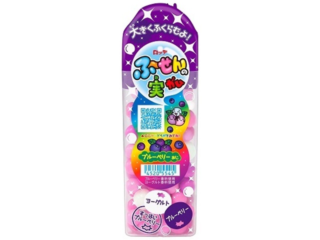 ロッテ ふ～せんの実 ブルーベリー３５ｇ △ 【購入入数１０個】