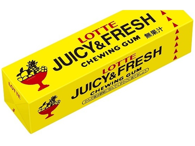 ロッテ ジューシー＆フレッシュガム ９枚 □お取り寄せ品 【購入入数３００個】