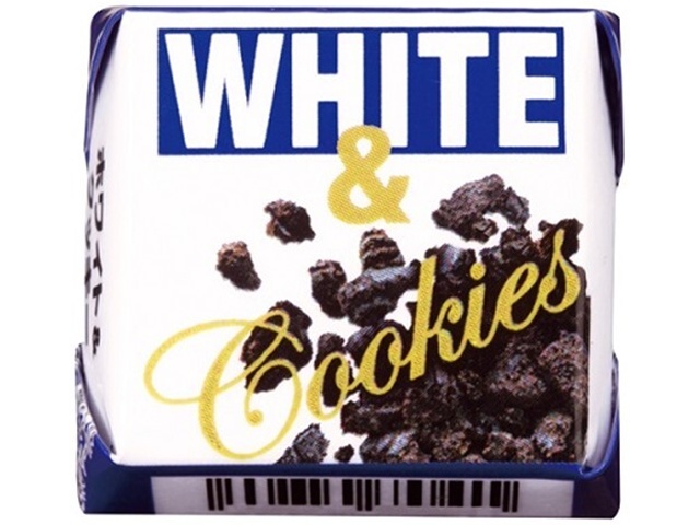 チロルチョコ ホワイト＆クッキー１個 △ 【購入入数３０個】