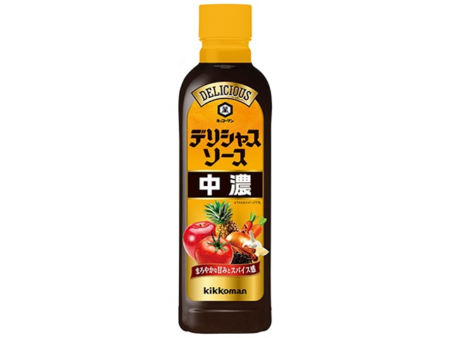 キッコーマン デリシャスソース 中濃５００ｍｌ 【今月の特売 調味料】 □お取り寄せ品 【購入入数２０個】