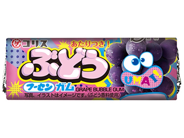 コリス ぶどうフーセンガム □お取り寄せ品 【購入入数５１６個】