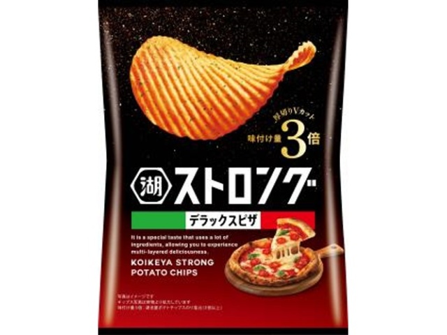 湖池屋 ストロング デラックスピザ５３ｇ △ 【購入入数１２個】