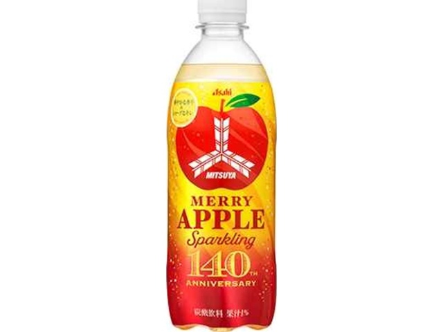 三ツ矢 ＭＥＲＲＹＡＰＰＬＥスパーク Ｐ５００ｍｌ □お取り寄せ品 【購入入数２４個】