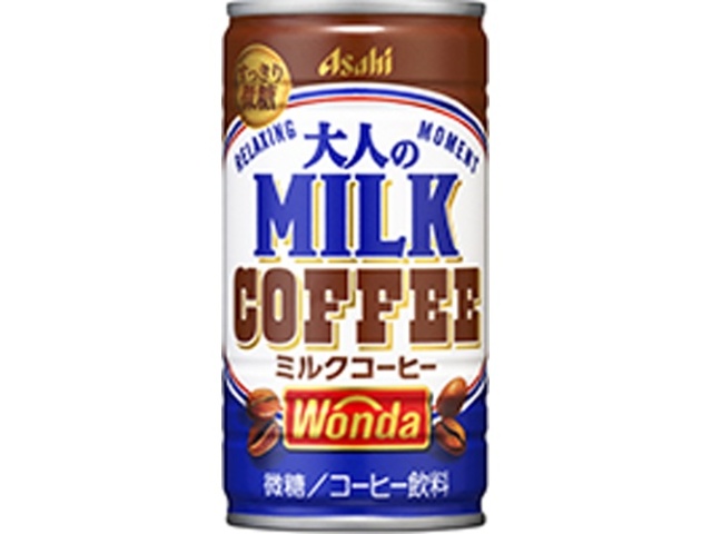ワンダ 大人のミルクコーヒー 缶１８５ｇ 【今月の特売 飲料水】 □お取り寄せ品 【購入入数３０個】