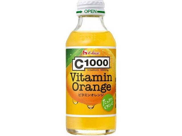 ハウスウェルネスフーズ Ｃ１０００ ビタミンオレンジ１４０ｍｌ △ 【購入入数６個】