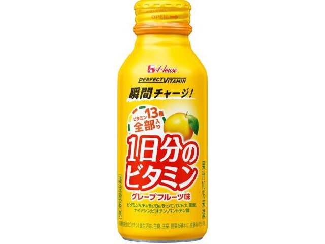 ハウスウェルネスフーズ ＰＶ１日分のビタミンＧＦ味１２０ｍｌ △ 【購入入数６個】