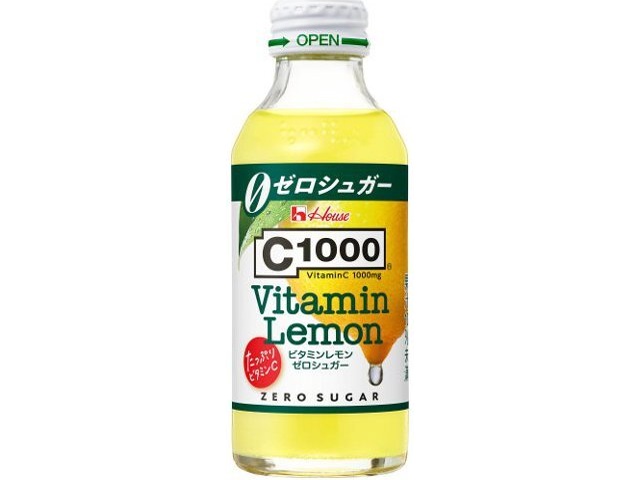 ハウスウェルネスフーズ Ｃ１０００ゼロシュガー瓶１４０ｍｌ △ 【購入入数６個】