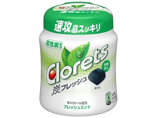 クロレッツ 炭フレッシュボトル１１２ｇ □お取り寄せ品 【購入入数３６個】