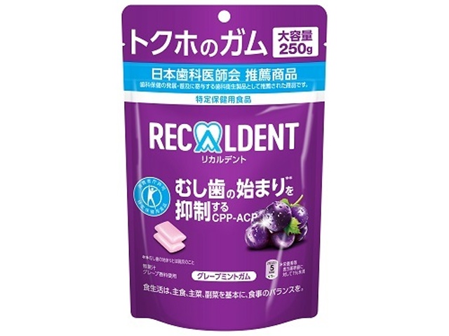 リカルデント グレープミントガムスタンド２５０ｇ □お取り寄せ品 【購入入数６個】
