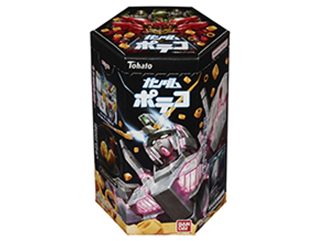 東ハト ガンダムポテコ ブラックペッパー味２３ｇ 【新商品 2/2 発売】 □お取り寄せ品 【購入入数４８個】