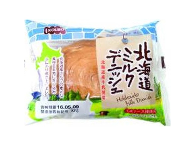 酵母工業 北海道ミルクデニッシュ １個 □お取り寄せ品 【購入入数１２個】