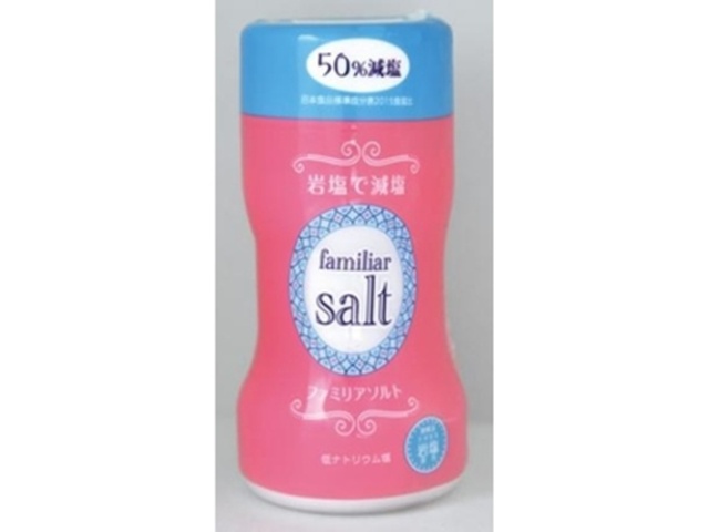 東京ソルト 岩塩で減塩 ファミリアソルト１２０ｇ □お取り寄せ品 【購入入数４８個】