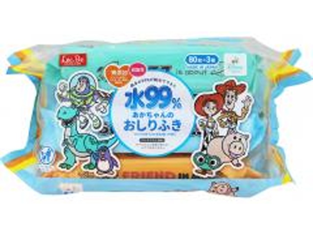 レック おしりふき８０枚×３ トイ・ストーリー □お取り寄せ品 【購入入数１６個】