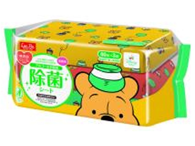 レック 除菌シート６０枚×３ くまのプーサン □お取り寄せ品 【購入入数１６個】