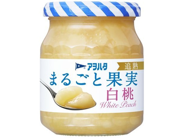 アヲハタ まるごと果実 白桃２５０ｇ □お取り寄せ品 【購入入数１２個】［入荷までお時間がかかります］