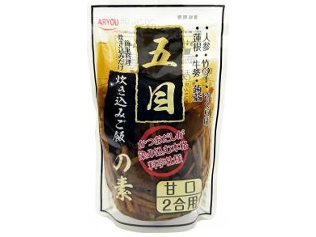 アリョウ 五目釜飯の素 ２合用３５０ｇ  【購入入数２４個】