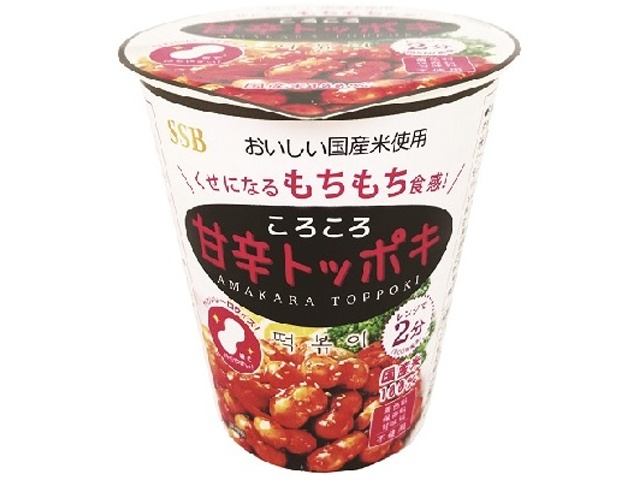 ＳＳＢ ころころ甘辛トッポキ（カップ）１５０ｇ 【新商品 3/1 発売】 □お取り寄せ品 【購入入数２４個】