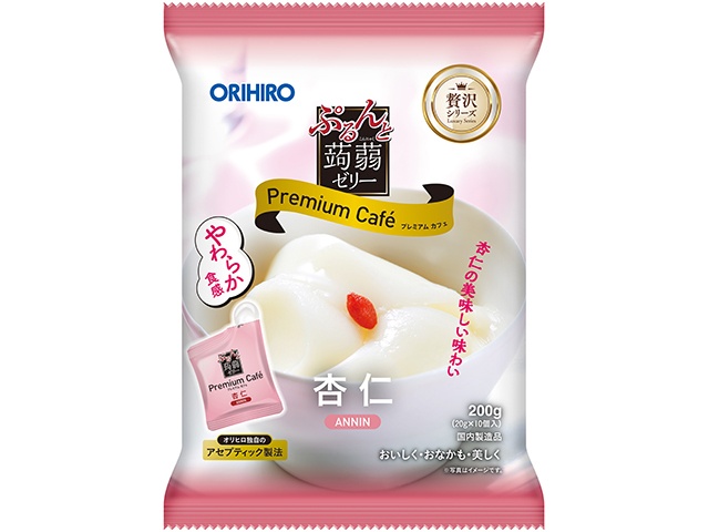 ぷるんと蒟蒻ゼリー プラミアムカフェ杏仁味 １０個 □お取り寄せ品 【購入入数１２個】