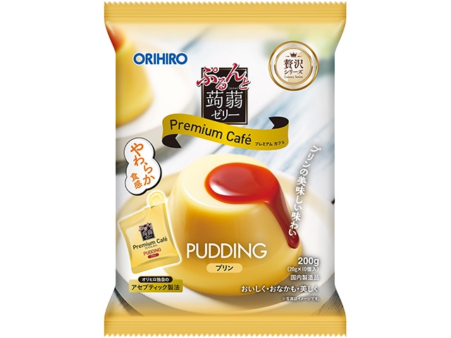 オリヒロプランデュ ぷるんと蒟蒻ゼリープレミアムカフェプリン □お取り寄せ品 【購入入数１２個】