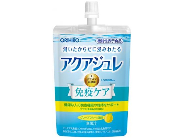 オリヒロプランデュ アクアジュレ 免疫ケア１３０ｇ 【新商品 4/13 発売】【数量限定】 □お取り寄せ品 【購入入数４８個】