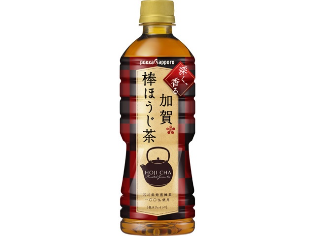 ポッカサッポロフード 加賀棒ほうじ茶 Ｐ５２５ｍｌ 【今月の特売 飲料水】 △ 【購入入数２４個】