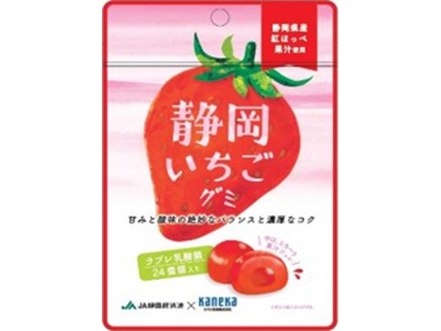 カネカ 静岡いちごグミ ラブレ乳酸菌入４０ｇ  【購入入数１０個】