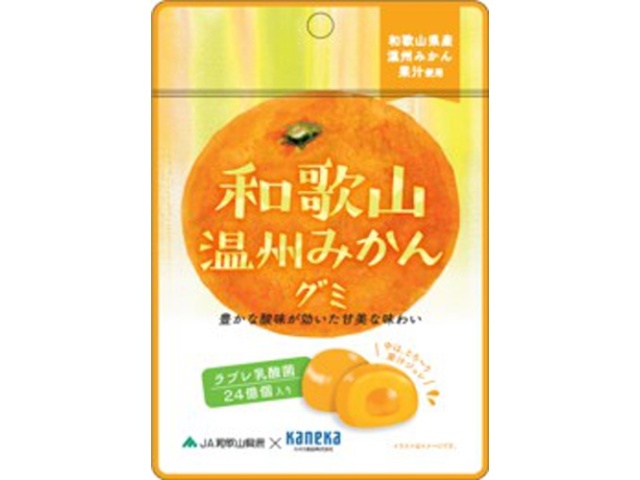 カネカ 和歌山温州みかんグミ 乳酸菌入り４０ｇ  【購入入数１０個】