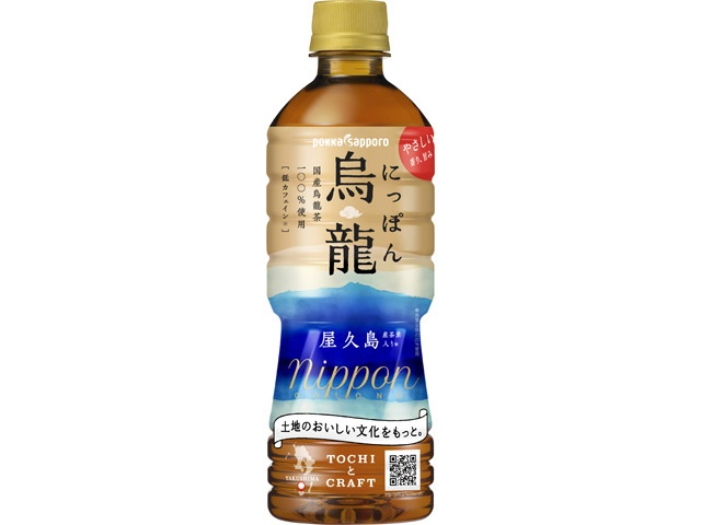 ポッカサッポロフード にっぽん烏龍 Ｐ５２５ｍｌ 【今月の特売 飲料水】 △ 【購入入数２４個】