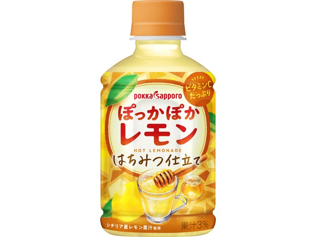 ポッカサッポロフード ぽっかぽかレモンＰ２７５ｍｌ 【今月の特売 飲料水】 【購入入数２４個】