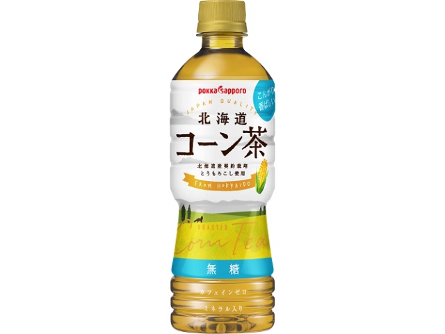 ポッカサッポロフード 北海道コーン茶 Ｐ５２５ｍｌ 【今月の特売 飲料水】 △ 【購入入数２４個】