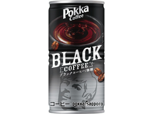 ポッカサッポロフード コーヒーブラック 缶１８５ｇ 【今月の特売 飲料水】 【購入入数３０個】