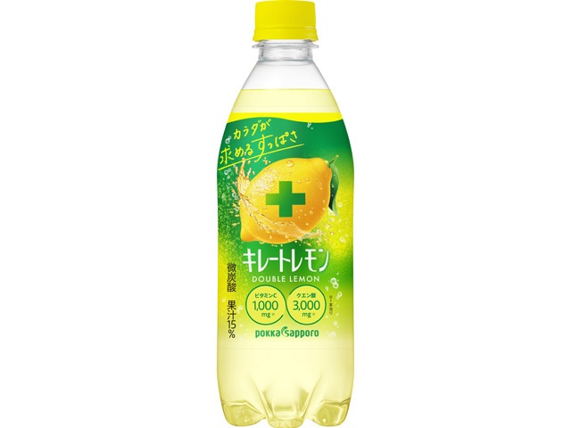 ポッカサッポロフード キレートレモンＷレモンＰ５００ｍｌ 【今月の特売 飲料水】 △ 【購入入数２４個】
