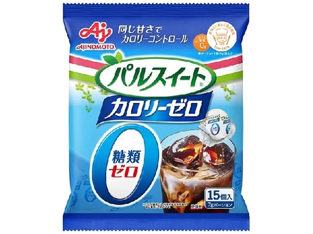 味の素 パルスイートカロリーゼロポーション１５個 □お取り寄せ品 【購入入数２０個】