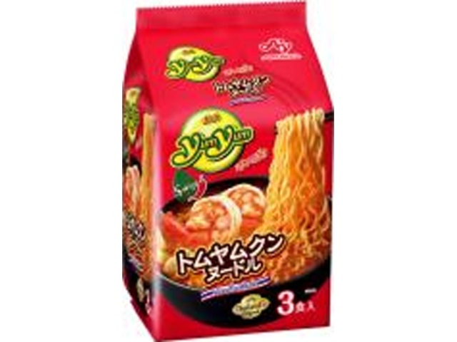 味の素 ＹｕｍＹｕｍ トムヤムクンヌードル３食 □お取り寄せ品 【購入入数２７個】