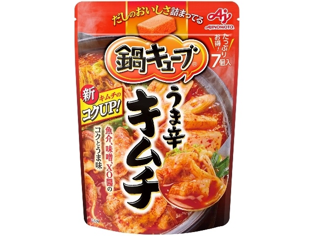 味の素 鍋キューブうま辛キムチ７個入り 【今月の特売 調味料】 【購入入数８個】