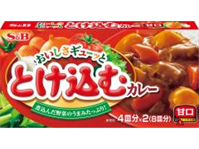 Ｓ＆Ｂ おいしさギューッととけ込むカレー甘口１４０ 【今月の特売 インスタント】 □お取り寄せ品 【購入入数６０個】
