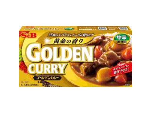 Ｓ＆Ｂ ゴールデンカレー中辛１９８ｇ 【今月の特売 インスタント】 【購入入数１０個】