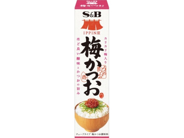 Ｓ＆Ｂ ＩＰＰＩＮ屋 梅かつお３８ｇ □お取り寄せ品 【購入入数１００個】