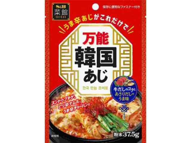 Ｓ＆Ｂ 菜館 万能韓国あじ３７．５ｇ □お取り寄せ品 【購入入数６０個】