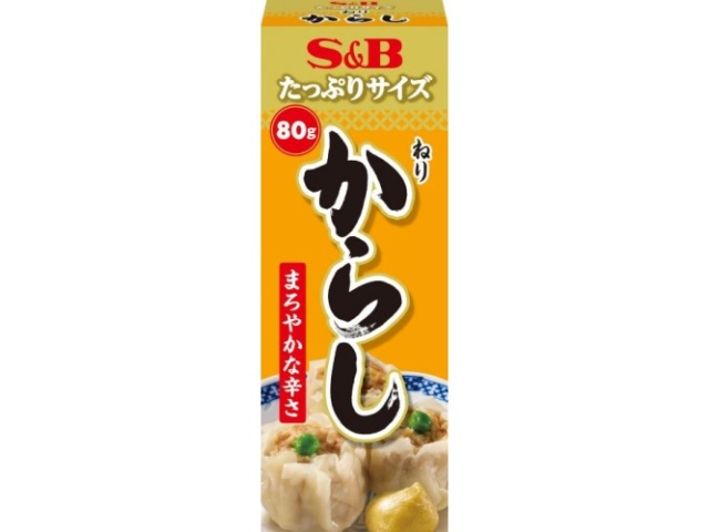 Ｓ＆Ｂ たっぷりサイズ ねりからし８０ｇ □お取り寄せ品 【購入入数４０個】
