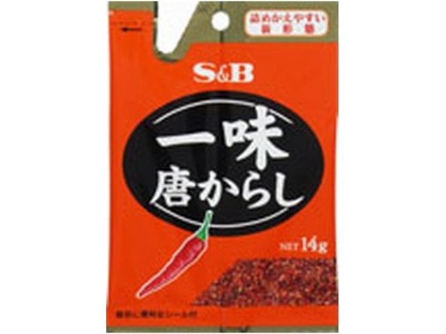 Ｓ＆Ｂ 袋入り一味唐からし １４ｇ □お取り寄せ品 【購入入数１００個】