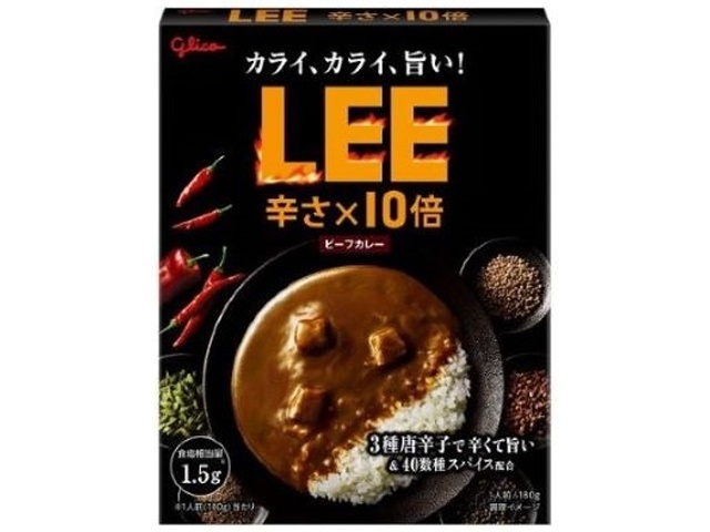 グリコ ビーフカレーＬＥＥ 辛さ１０倍１８０ｇ △ 【購入入数６０個】