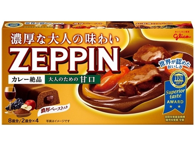 グリコ ＺＥＰＰＩＮカレールウ甘口 １７５ｇ □お取り寄せ品 【購入入数６０個】