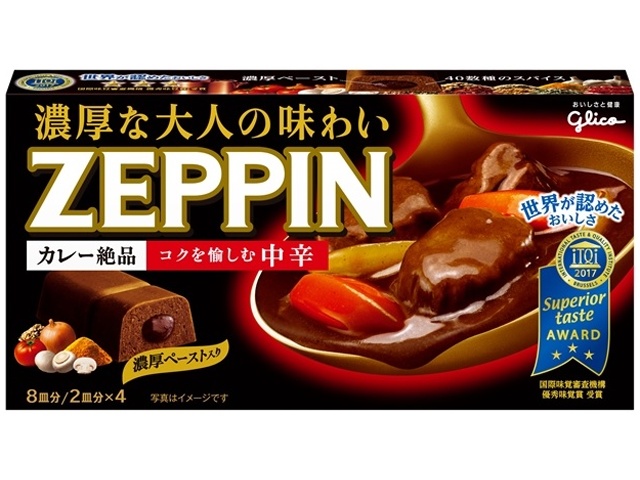 グリコ ＺＥＰＰＩＮカレールウ中辛 １７５ｇ □お取り寄せ品 【購入入数６０個】