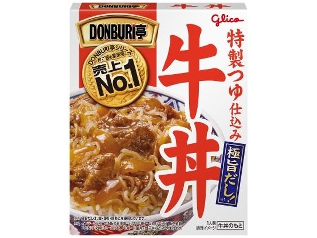 グリコ ＤＯＮＢＵＲＩ亭 牛丼１６０ｇ △ 【購入入数１０個】