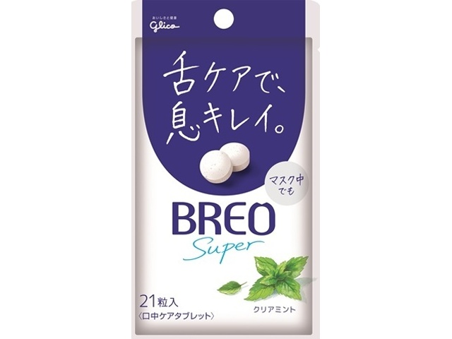 グリコ ＢＲＥＯ ＳＵＰＥＲ クリアミント２１粒 □お取り寄せ品 【購入入数６０個】