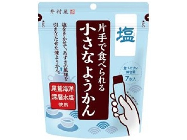 井村屋 片手で食べられる小さなようかん 塩７本 △ 【購入入数１６個】